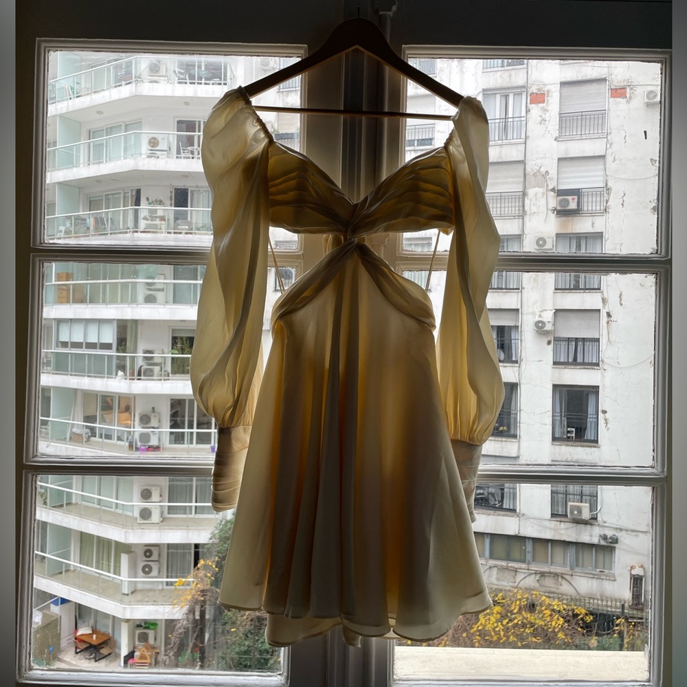 STHR Studios spotlight dress in Buttermilk